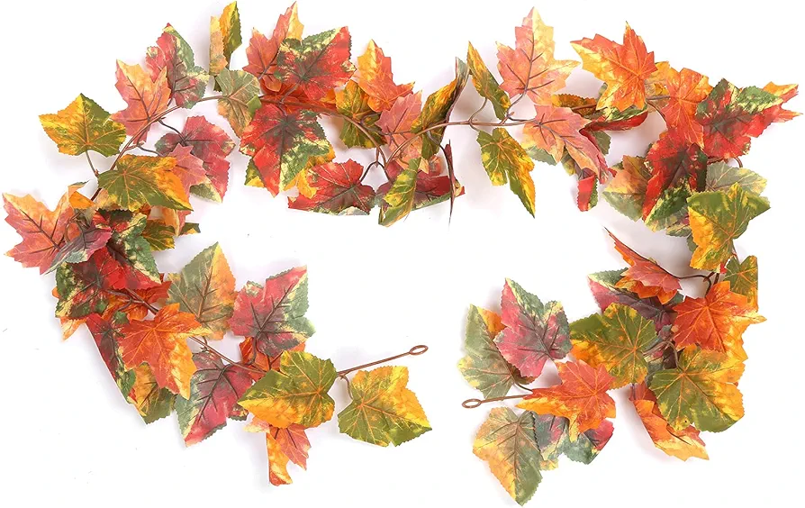 ریسه برگ مصنوعی پاییزی کد HB5478-4