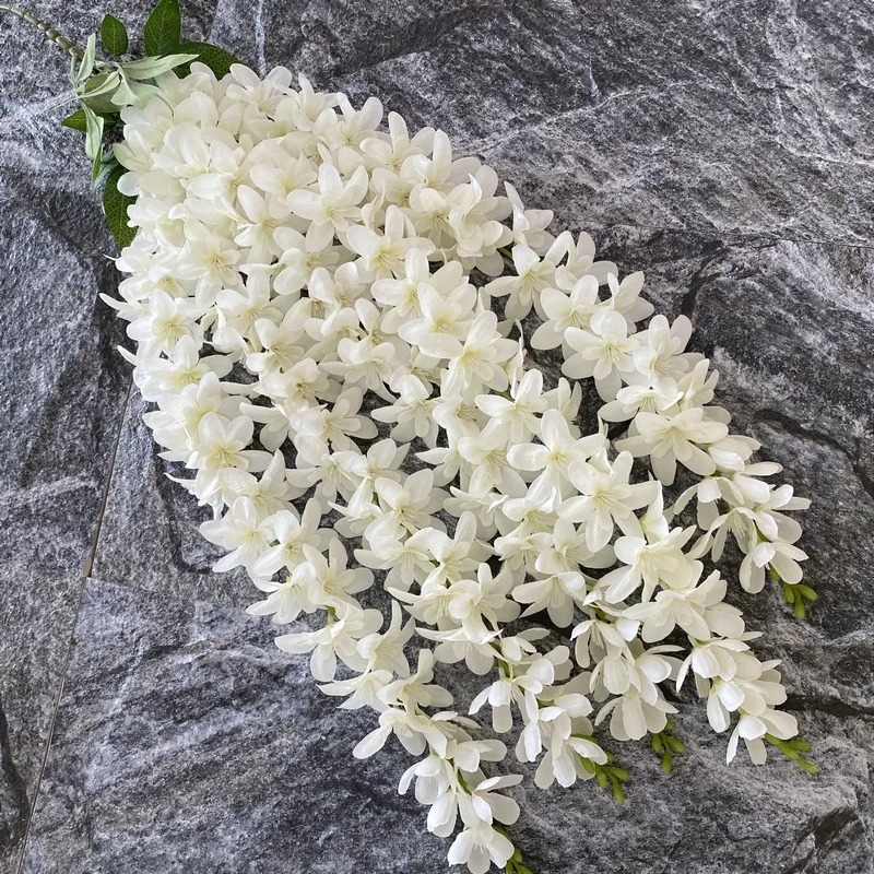 گل مصنوعی آویز اقاقیا 5 بازو وارداتی