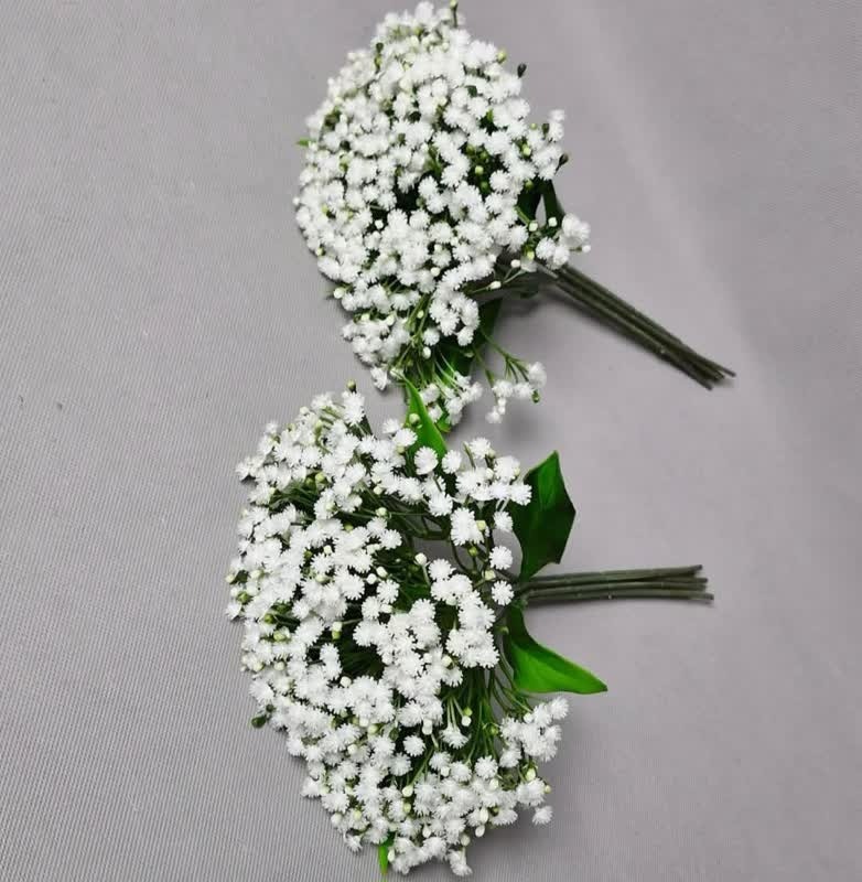 دسته عروس سفید بسته 2 عددی