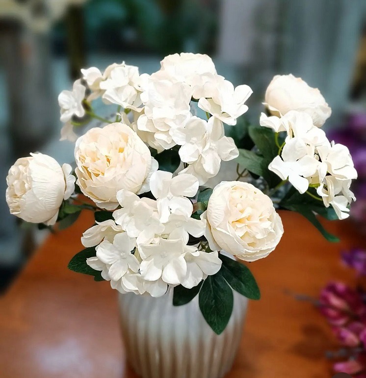 بوته گل پیونی ارتانزیا مصنوعی کد950